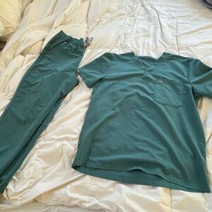 Size large figs pant and shirt